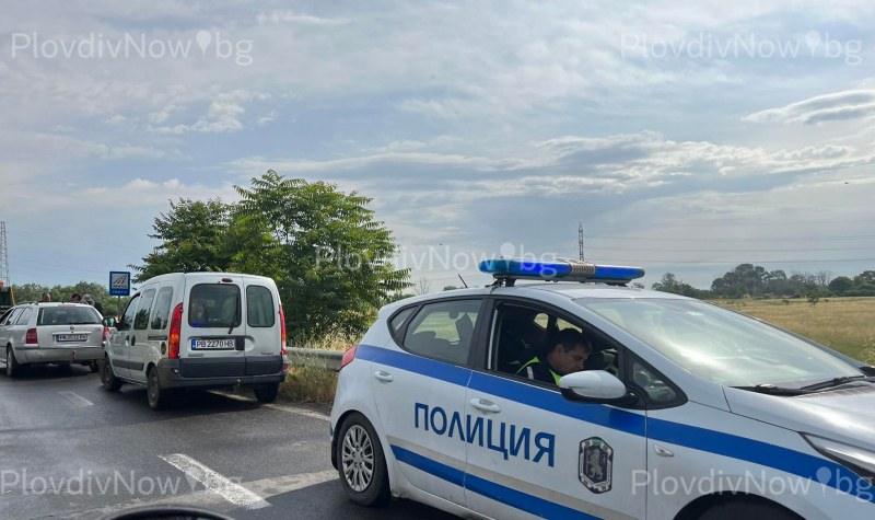 Катастрофа край Пловдив предизвика голяма тапа