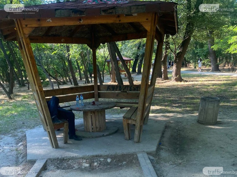 Най-големият пловдивски парк се превърна в свърталище на пияници и наркомани