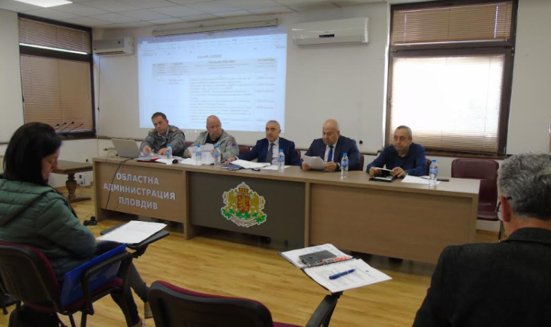 Областният щаб в Пловдив се обучи за евентуална радиационна авария
