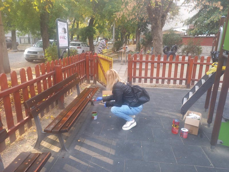Детска площадка в Кършияка е обновена и много по-приятна