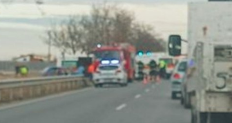 Сериозна катастрофа стана на Околовръстното, три жени са пострадали