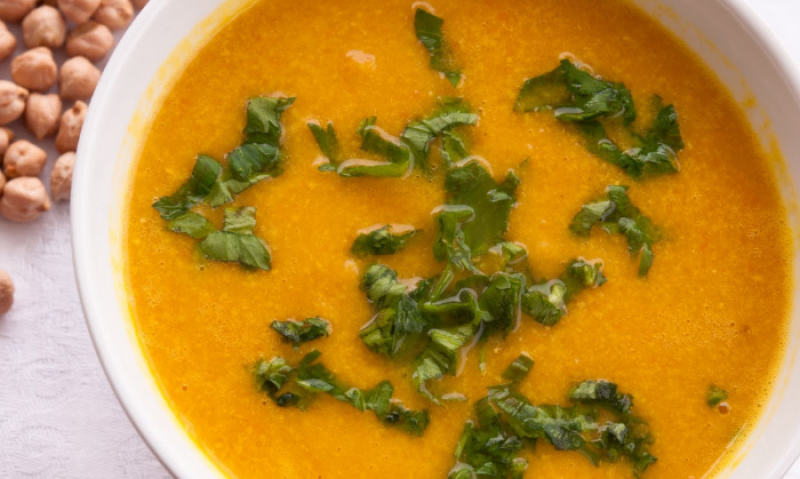 Крем супа от нахут - вкусна, полезна и подходяща за постите