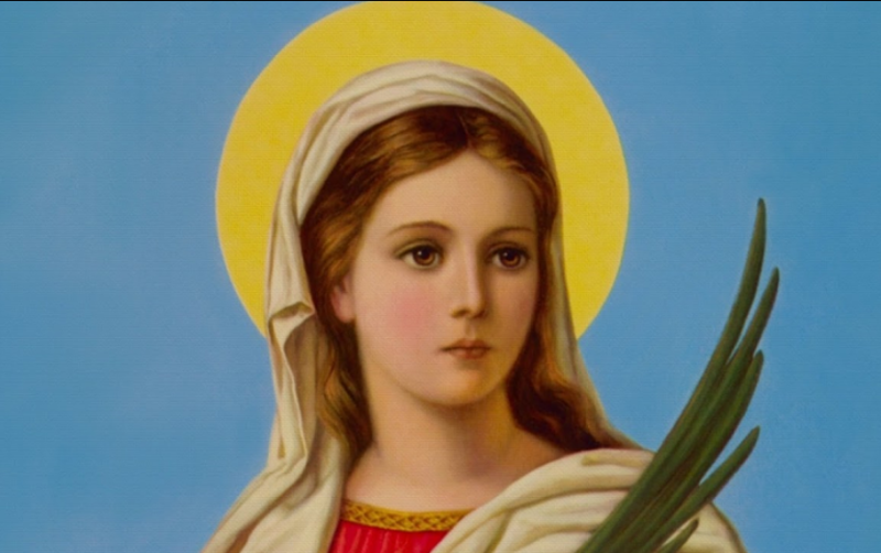 Света мъченица Лучия девица почита Църквата днес