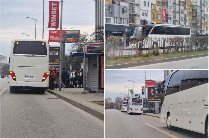 Туроператори превръщат пловдивски булевард в автогара