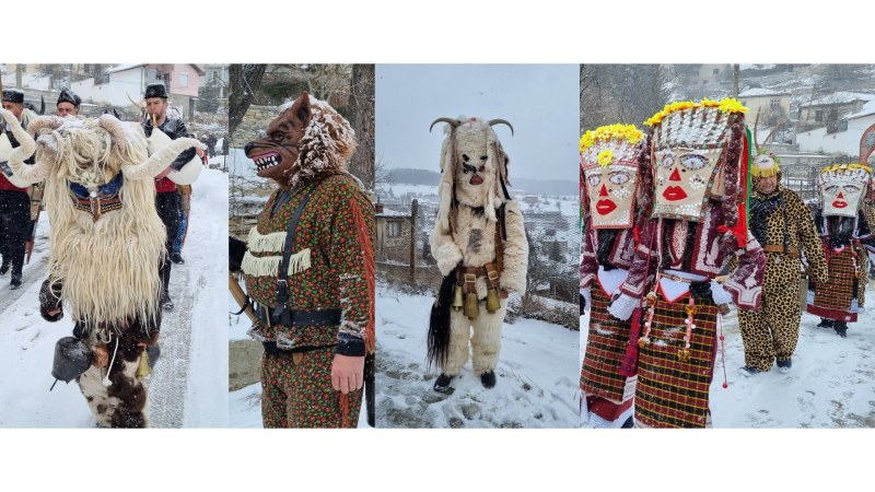 Кукерски маски и чанове в Лилково този месец