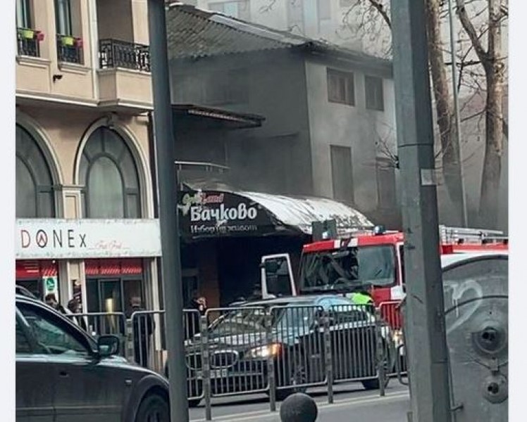 Пожар избухна в заведението на бързо хранене в Пловдив