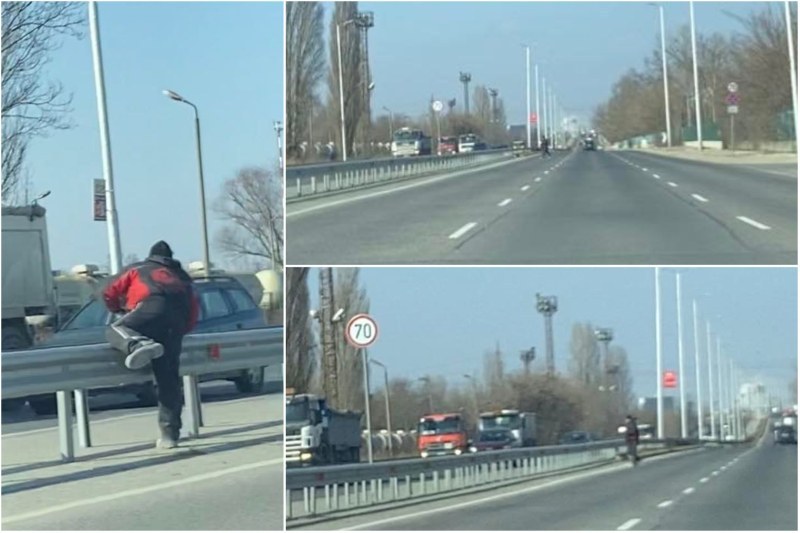Камикадзе изскочи на платното на Асеновградско шосе, изплаши шофьорите