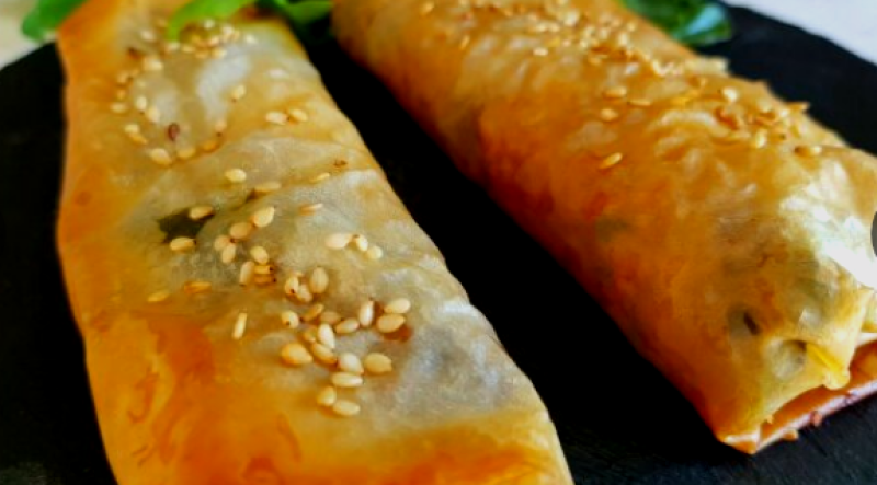 Банички със спанак, рукола и орехи - постни, но много вкусни