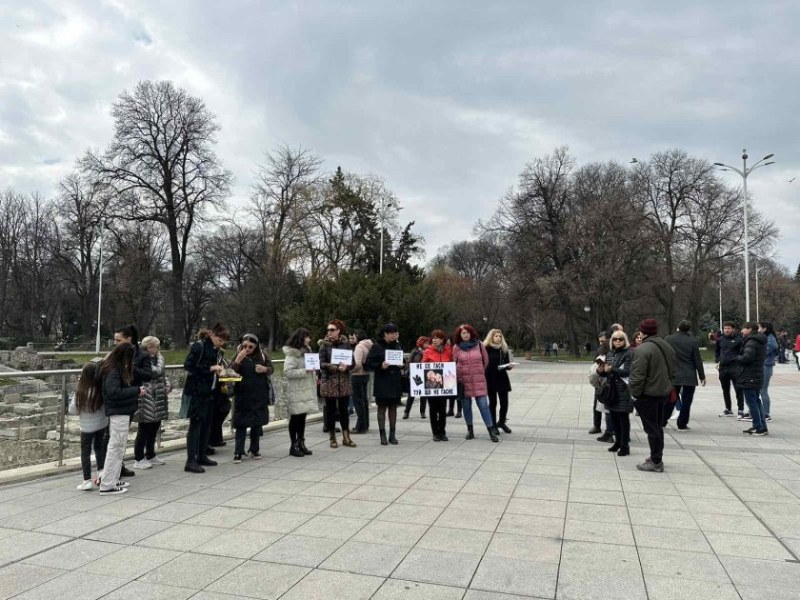 Пловдивчани скочиха на протест в подкрепа на Морфов