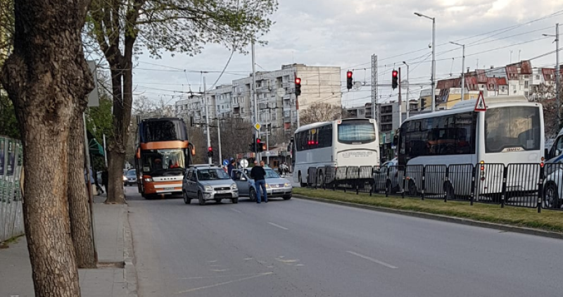 Скандал между шофьори се разрази в Кючука и блокира движението