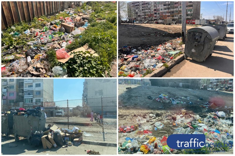 Въпреки акцията в Столипиново: Отпадъци продължават да се трупат извън контейнерите за смет