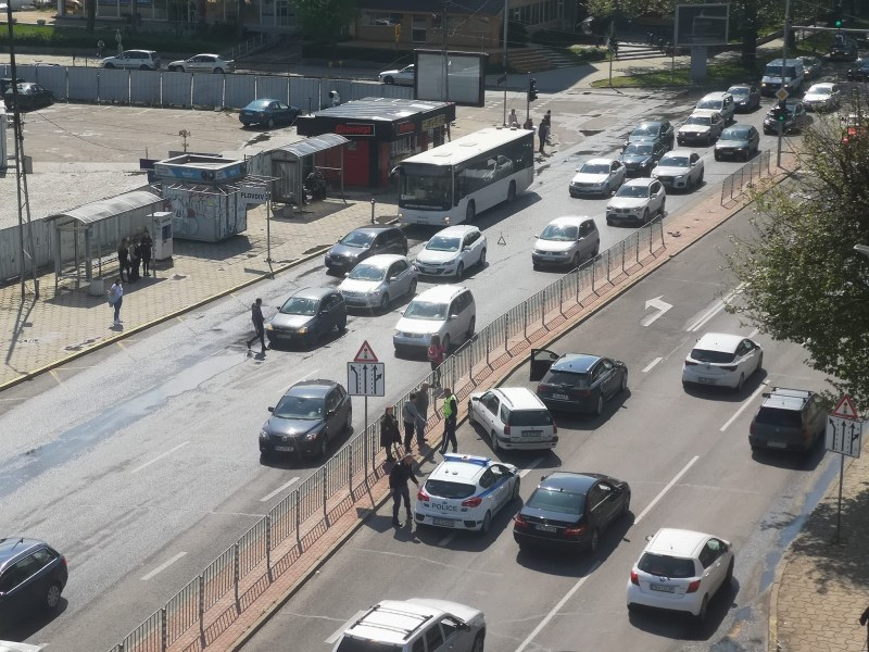 Две катастрофи станаха в центъра на Пловдив