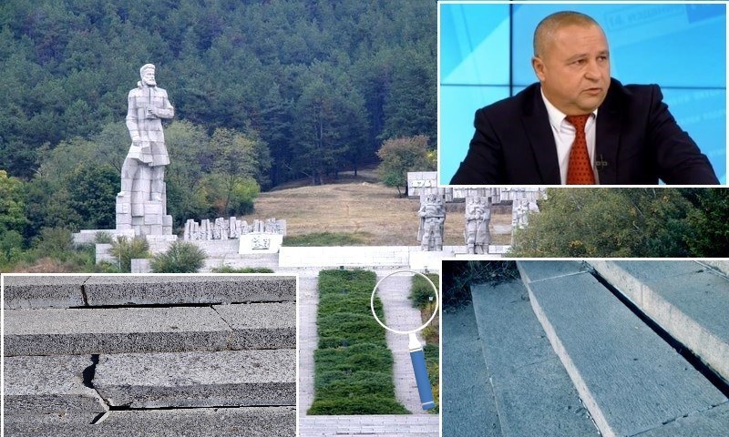 Паметникът на Ботев в Калофер в окаяно състояние след ремонт