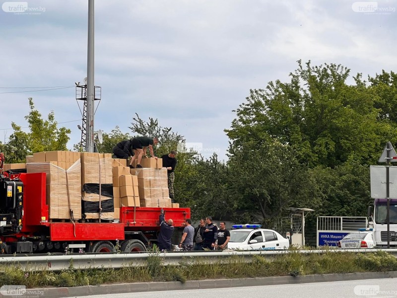 Тир с нелегални цигари хвана пловдивската полиция