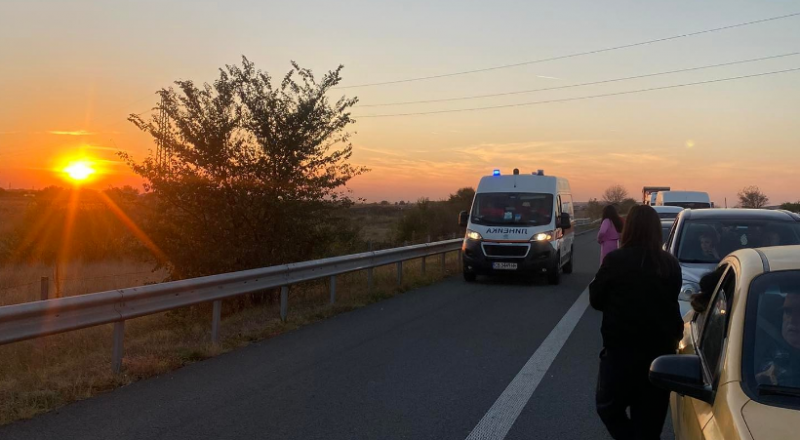 Верижна катастрофа стана на магистралата край Войводиново