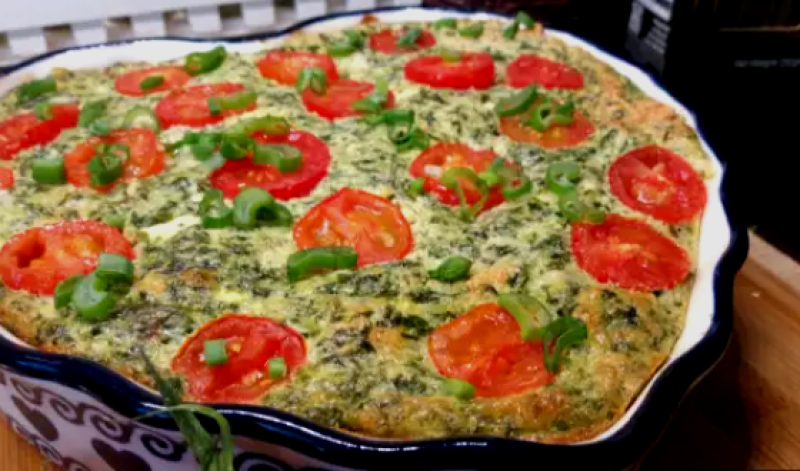 Огретен със спанак и сирена - много вкусно, ароматно и здравословно ястие