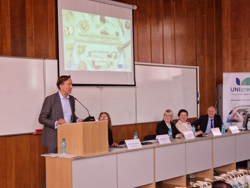 “Иновации в агро-хранителния сектор“ с делегация от EIT Food в Аграрен университет- Пловдив