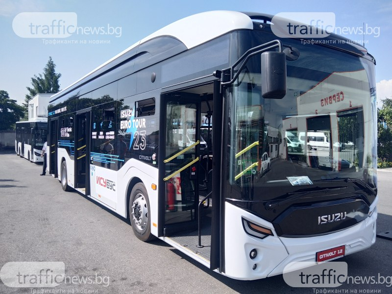 12-метров и 100% електрически автобус тестваха днес в Пловдив