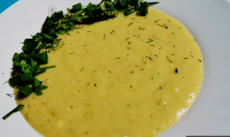 Лятна картофена крем сума - много вкусна и ароматна