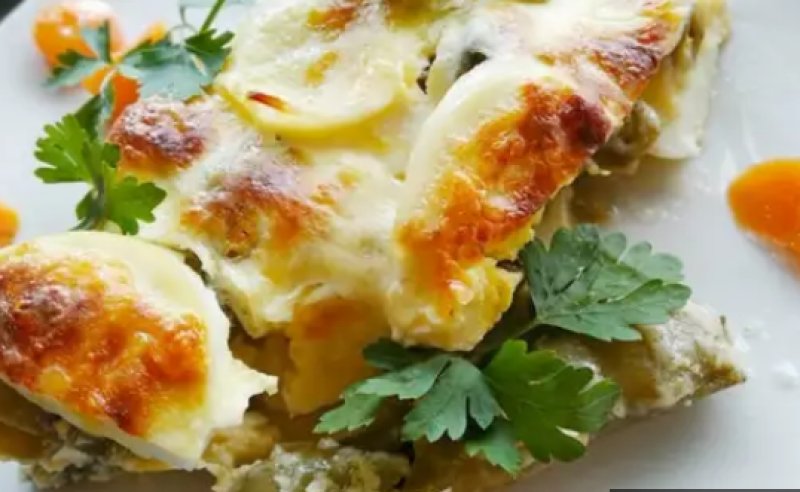 Зелен фасул с кисело мляко на фурна - леко и вкусно лятно ястие