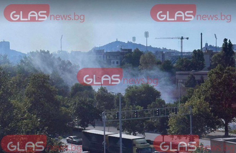 Пожар пламна в Пловдив