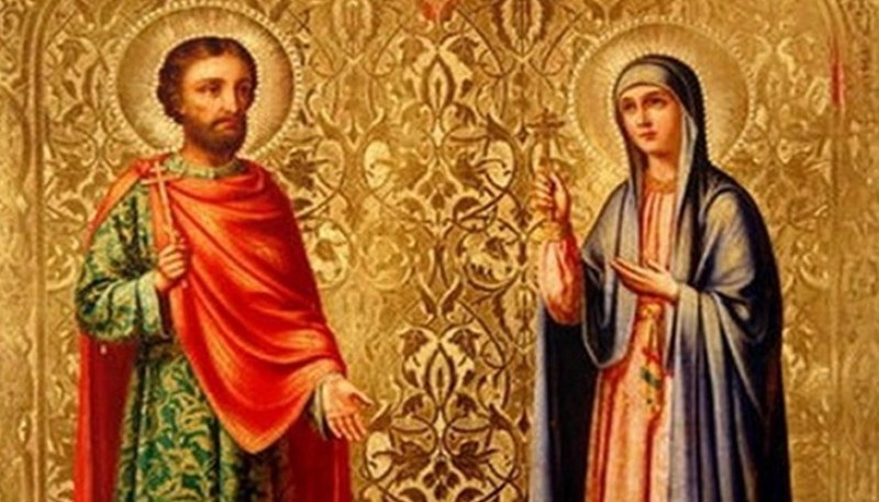 Светите мъченици Адриан и Наталия почита Църквата днес