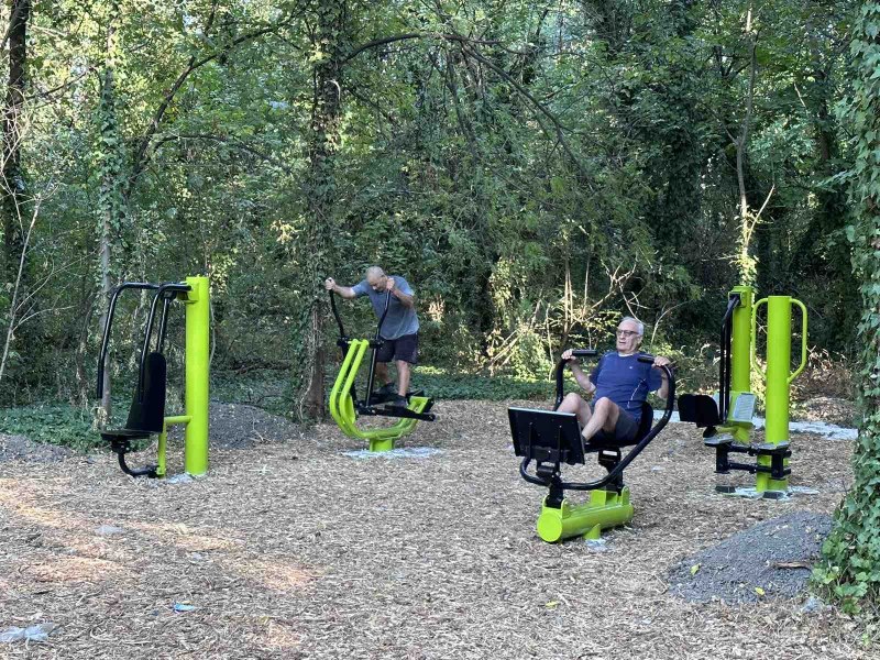 Нов фитнес направиха в парк „Лаута”
