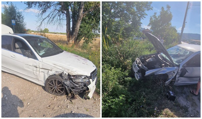 Тежка катастрофа край Първенец, кола изхвърча от пътя