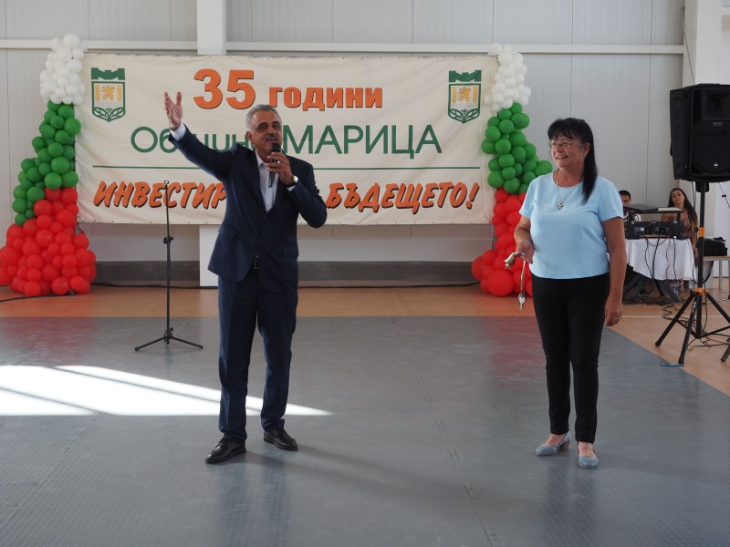 Рогош получи нова спортна зала за Деня на Независимостта и по повод 35 г. от създаването на Община „Марица“