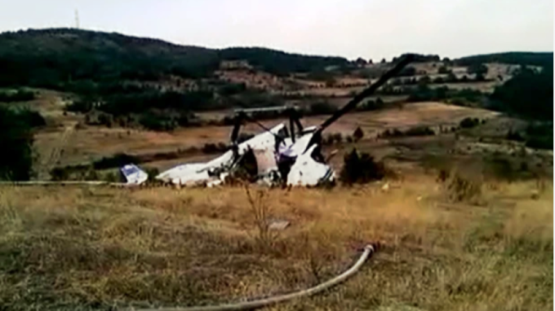 Загуба на височина е довела до катастрофата с хеликоптер
