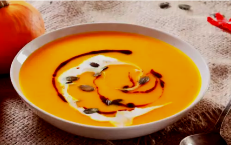 Крем супа с тиква и сирене - много вкусна и с дъх на есен