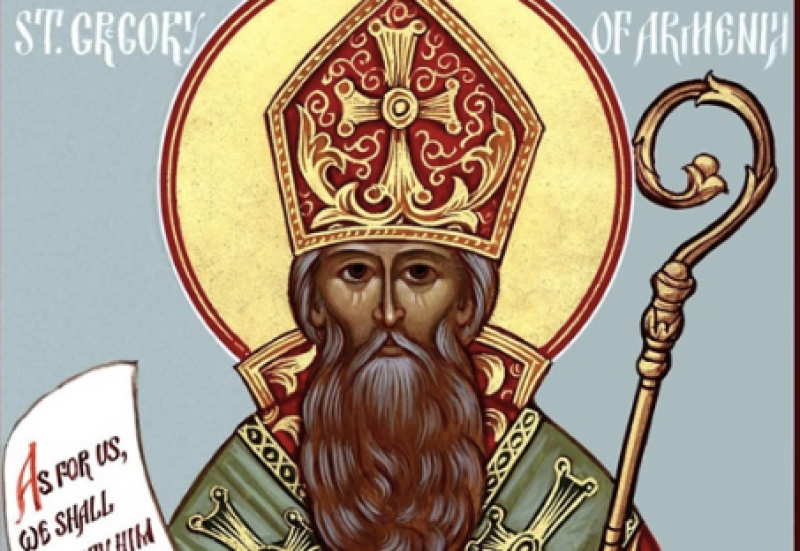 Свети великомъченик Григорий, просветител на Армения, почита Църквата днес
