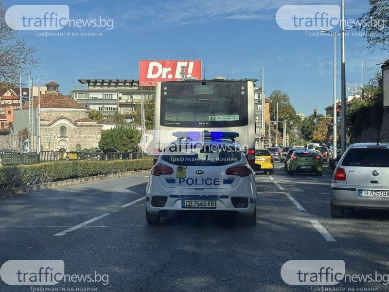 Пътничка пострада в пловдивски автобус, след като шофьорът наби спирачки