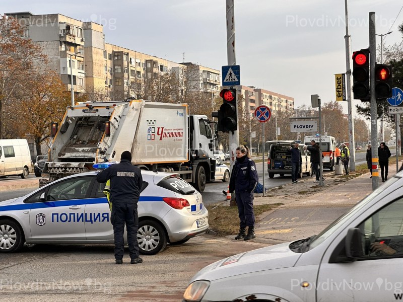 Камион за смет блъсна и уби човек в Пловдив