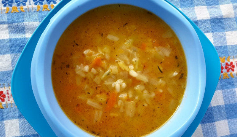 Зимна супа от праз и ориз - лесна, лека и много вкусна