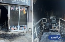 Бръснарски салон в Пловдив подпален за втори път в рамките на месец