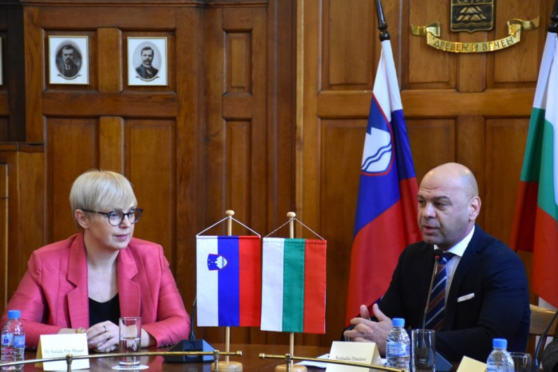 Кметът Костадин Димитров посрещна в президента на Република Словения