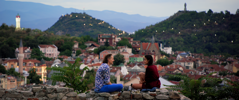 Филм - любовно писмо за България, представя  Стивън Симпсън в Пловдив