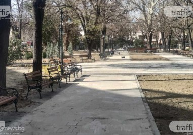 Градската градина на Пловдив придобива завършен вид