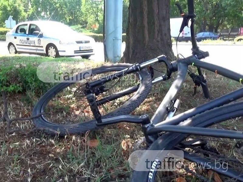 Кола блъсна велосипедист край Перущица, шофьорът избяга
