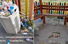 Детска площадка в Кючука тъне в боклуци