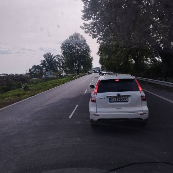 Катастрофа на пътя Пловдив-Пазарджик образува голямо задръстване