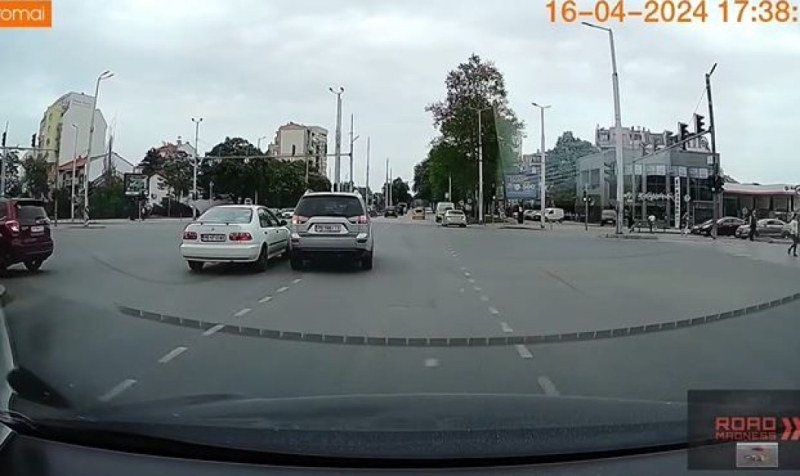 Шофьор направи опасна маневра в Пловдив