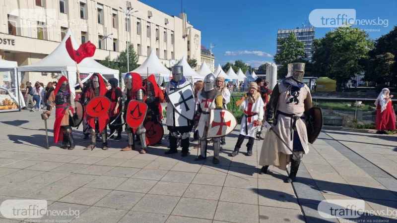 Воини от древното минало на Пловдив превзеха Главната