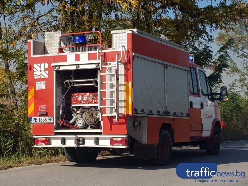 Туристически автобус се запали в София Туристически автобус се запали в София