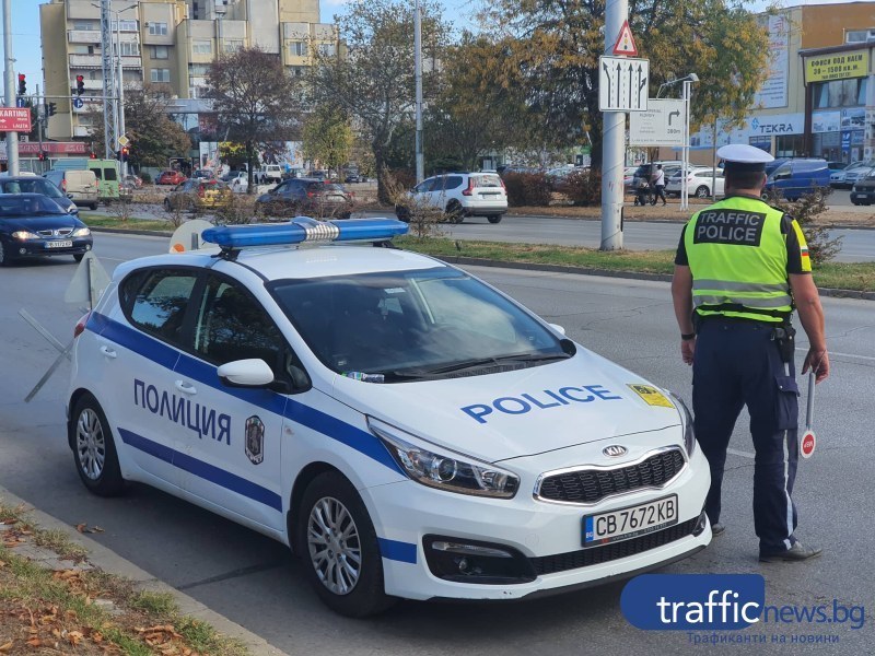 Акция в Пловдив: Проверяват с дрегер шофьорите на основен булевард