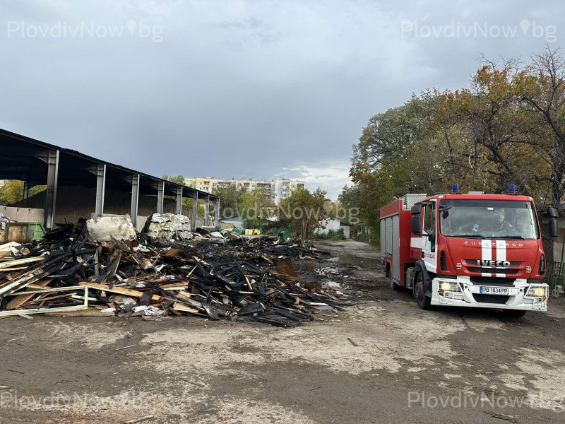 Четири екипа са потушавали пожара в Кючука, подозират умишлен палеж