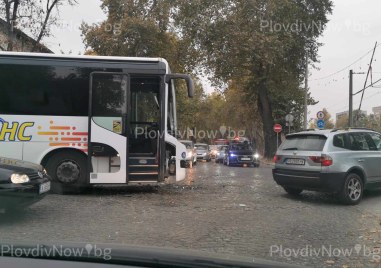 Катастрофа стана с автобус на прелеза на Пещерско шосе