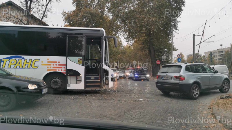 Катастрофа стана с автобус на прелеза на Пещерско шосе