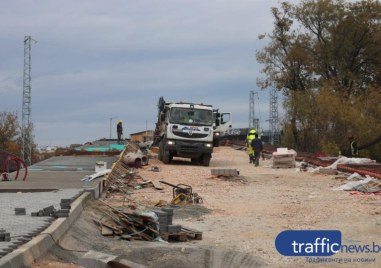 Напредва работата по Бетонния мост „Тодор Александров“, пускат движението за Коледа